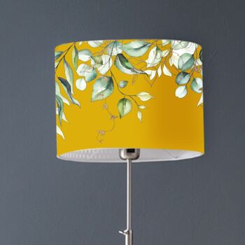 Abat-jour Lampadaire Branche Jaune Moutarde 5