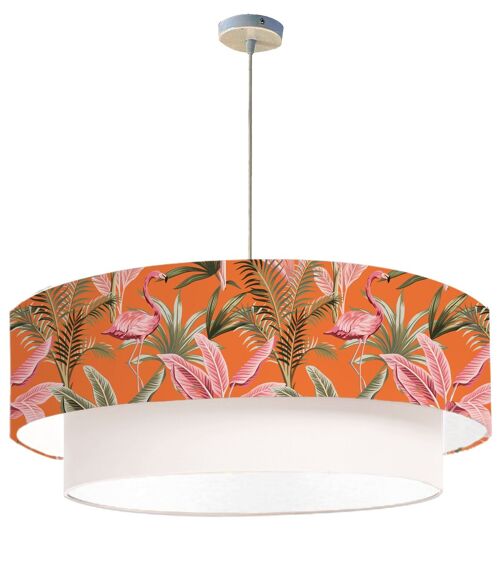 Suspension double Flamand Mandarine