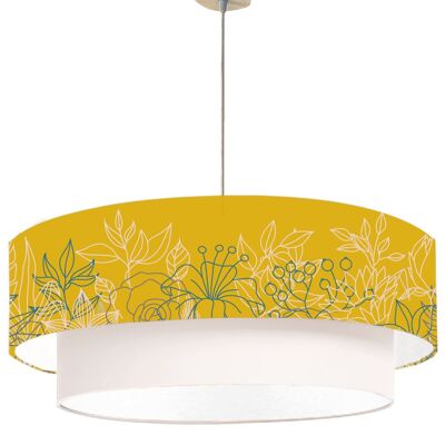 Mustard Yellow Bouquet double pendant light