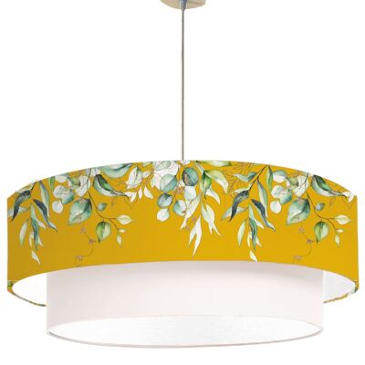 Mustard Yellow Double Branch Pendant Lamp