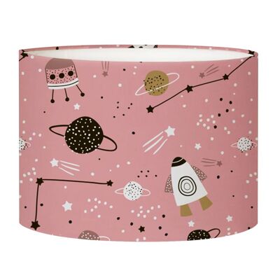 Planète Soft Pink children's floor lamp shade