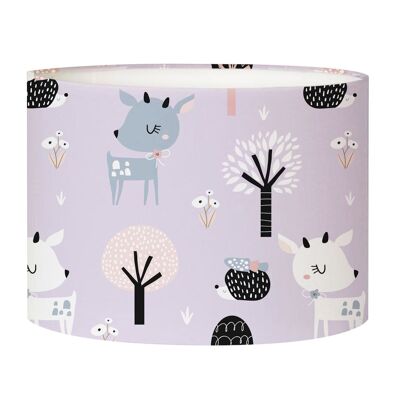 Children's bedside lampshade Rennes Lavender