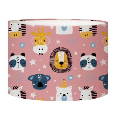 Savane Soft Pink children's bedside lampshade