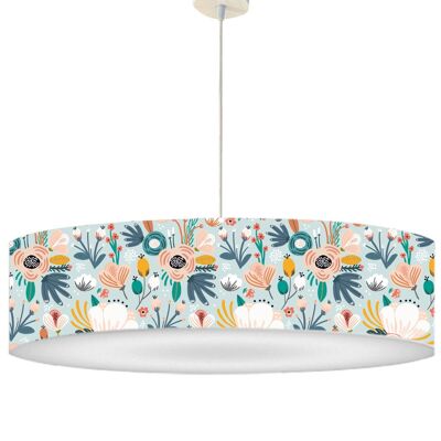 Suspension Enfant Floral bleu doux