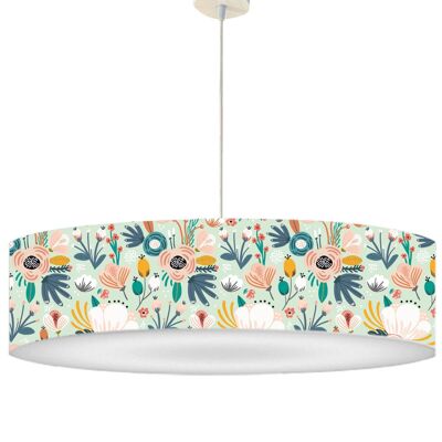 Suspension Enfant Floral Vert Pastel