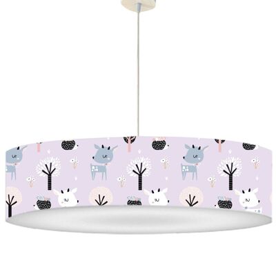 Children's Pendant Lamp Rennes Lavender