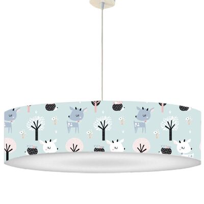 Rennes Children's Pendant Light Small Blue