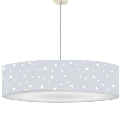 Gray Stars Children's Pendant Light