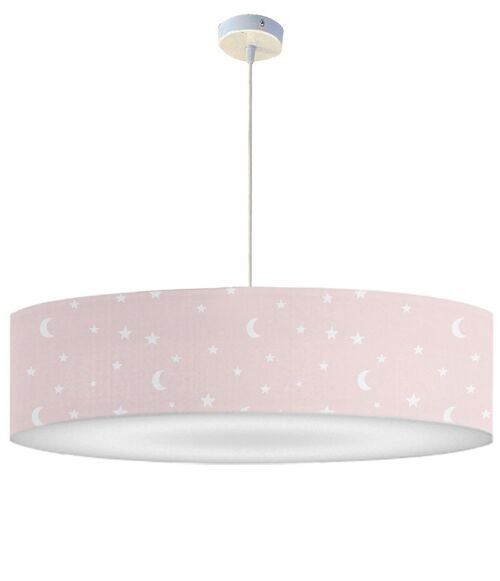 Suspension Enfant Lune Rose