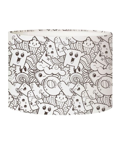 Abat-jour lampadaire enfant doodle PopCorn