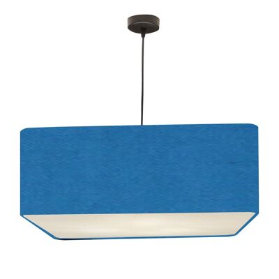 Carlito Blue Square Pendant Lamp