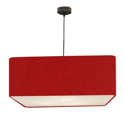 Carlito Square Pendant Light Red