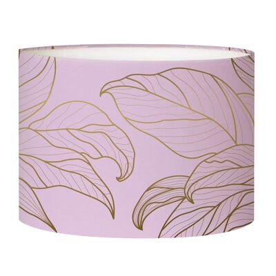 Acid pink leaf bedside lampshade