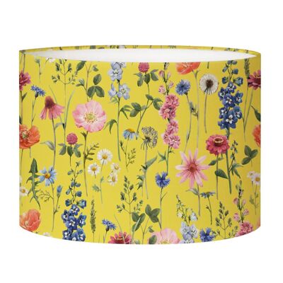 Acid yellow flower floor lamp lampshade