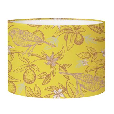 Acid yellow bird floor lamp lampshade