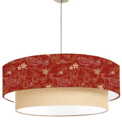 Red Double Bird Pendant Lamp