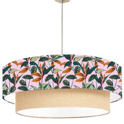 Double Forest pendant light pink