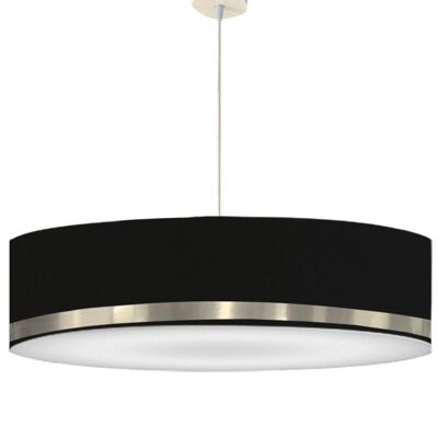 Jonc Black and Aluminum Pendant Lamp