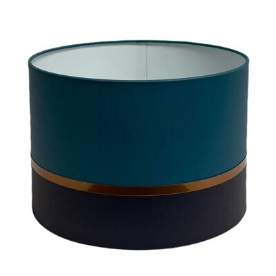 Two-tone bedside lampshade Blue