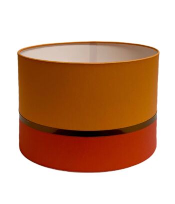 Abat-jour chevet bicolore Orange 1