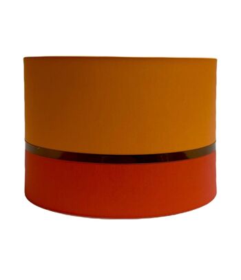 Abat-jour chevet bicolore Orange 3