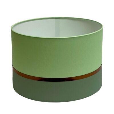 Two-tone bedside lampshade Green