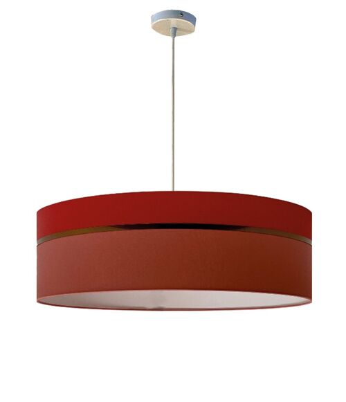 Suspension bicolore Rouge