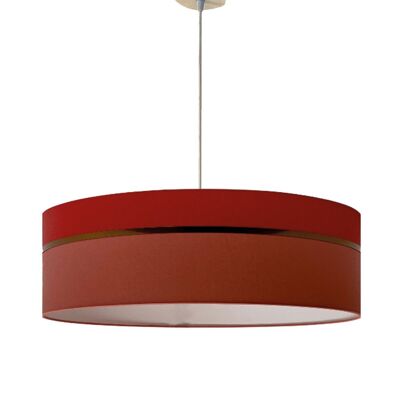 Suspension bicolore Rouge