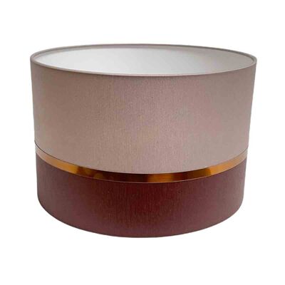 Two-tone purple bedside lampshade