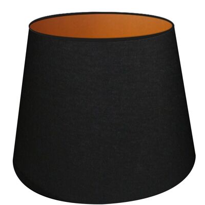 Lampshade for conical floor lamp Black and copper