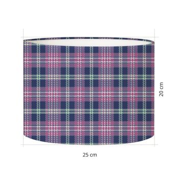 Abat-jour Chevet Tartan Franci 3