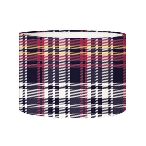 Abat-jour Chevet Tartan Halo