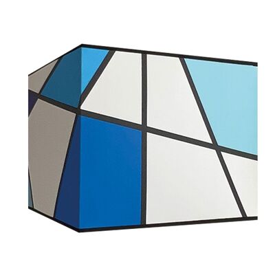 Callero Blue square lampshade