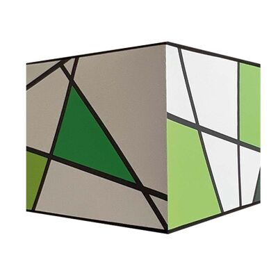 Callero Green square lampshade