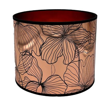 Nachttischlampenschirm „Flora“ aus Kupfer