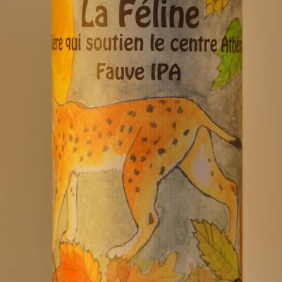 Bière artisanale Ambrée Bio IPA LA FELINE 6% 50cl