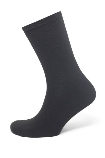 REAL GUYS chaussettes durables noires MEERMADE - pack double 1
