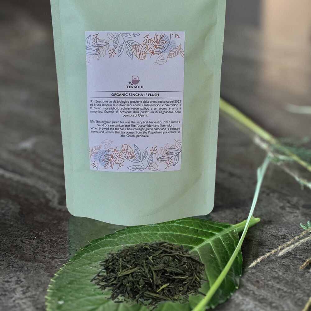 Tè verde Biologico Sencha 1° Flush 50 gr