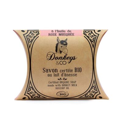 Organic Donkey Milk Soap Rosehip 25g