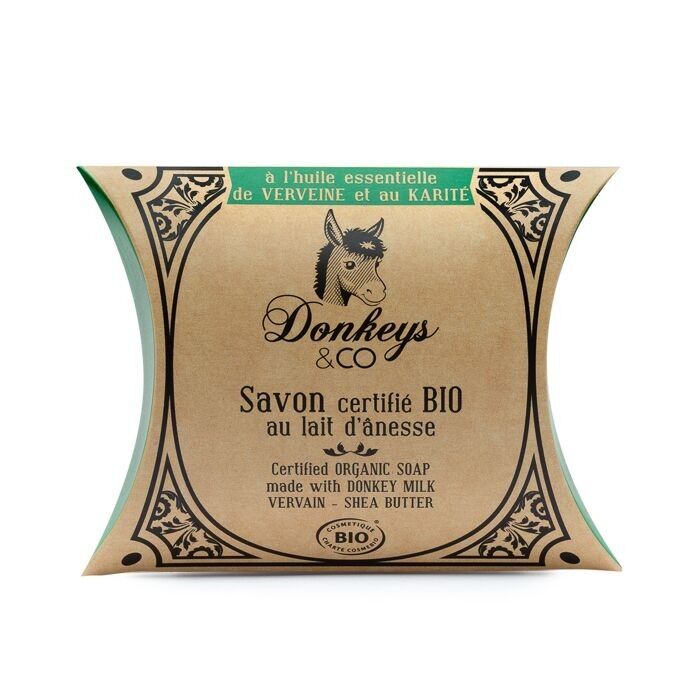 Sapone biologico al latte d'asina con verbena e burro di karité 25 g
