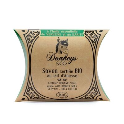 Organic donkey milk soap Verbena - Shea 25g