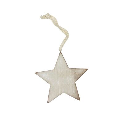 Stars to hang 14.5 cm x 4 - Christmas decoration
