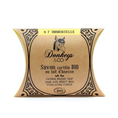 Savon Bio lait d'ânesse Immortelle 25g