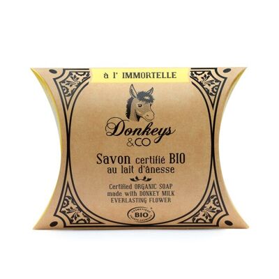 Immortelle organic donkey milk soap 25g