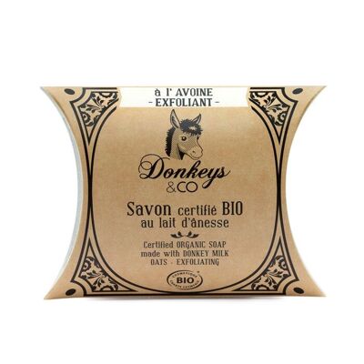 Organic Donkey Milk Oat Soap - Exfoliating 25g
