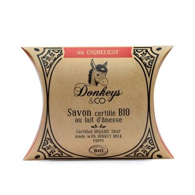 Poppy organic donkey milk soap 25g