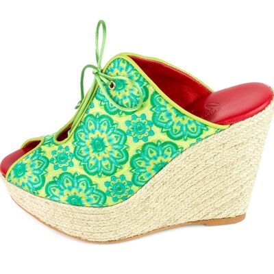 Mule Aphrodite Jacquard Citron