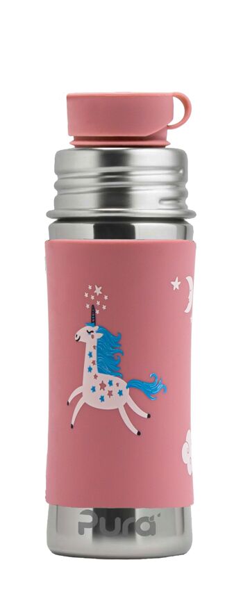 Gourde de sport Pura 325 ml + pochette licorne 1