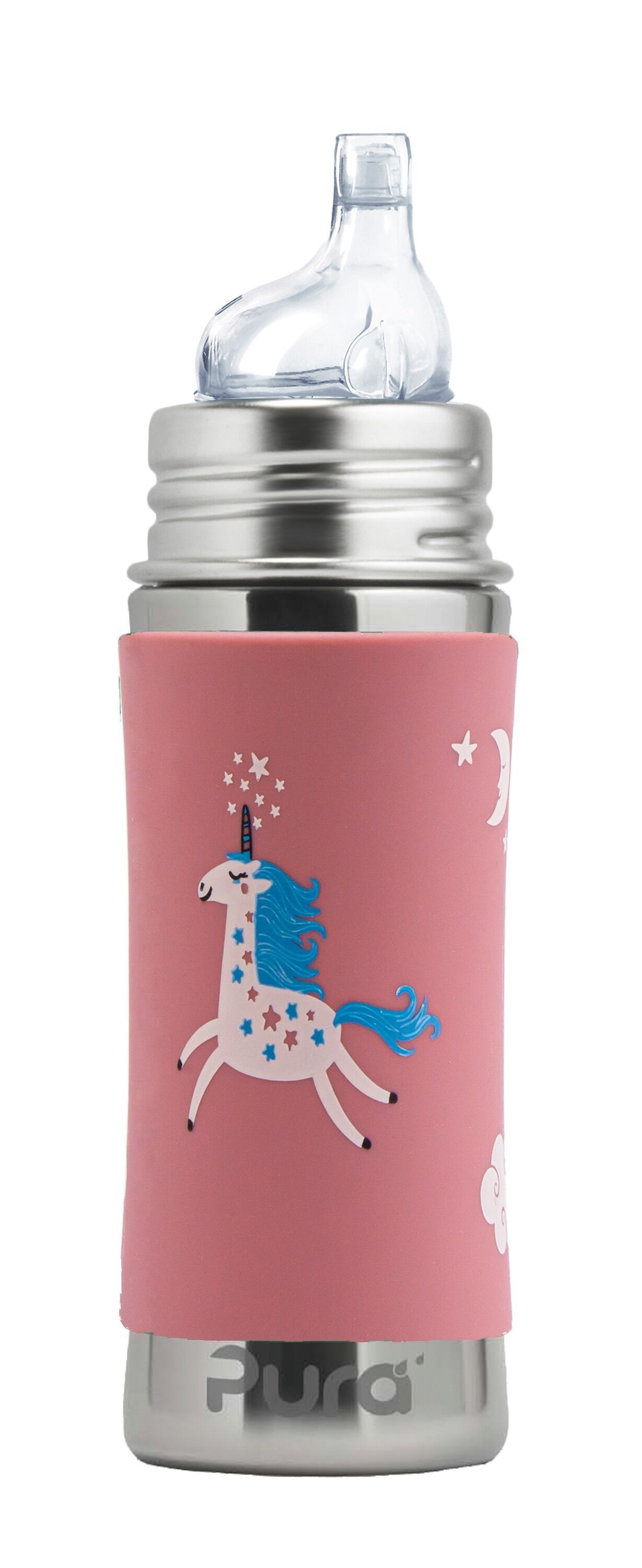 Pura spout bottle 325 ml + unicorn sleeve