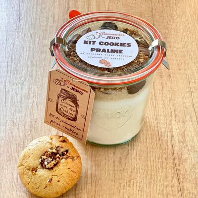 Kit preparazione biscotti PRALINE DI CIOCCOLATO AL LATTE